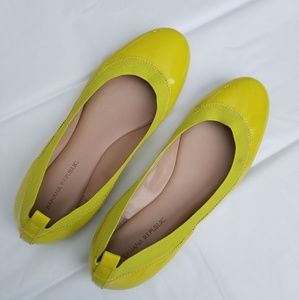 Chartreuse flats banana Republic 8